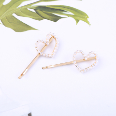 2019 hot sales love diamond princess fancy pearl bobby pins hairpins