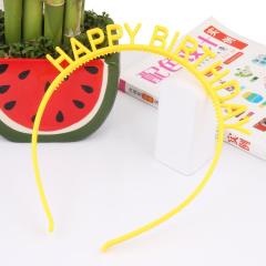 3D kids birthday party hair accessories plastic hair band headband