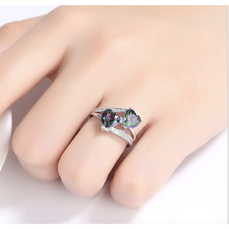 2019 Princess colorful diamond for party gemstone engagement ring 2019 Princess colorful diamond for party gemstone engagement ring