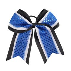 cheap OEM Custom kids girls badys Material CN leading  cheer fabric hair bow ribbon