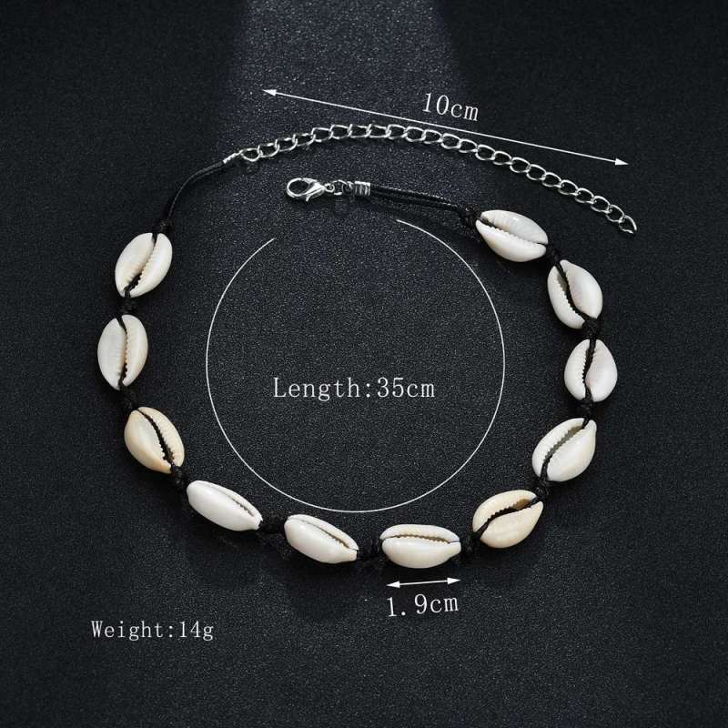 Personalized casual women jewelry accessories handmade shell choker necklace