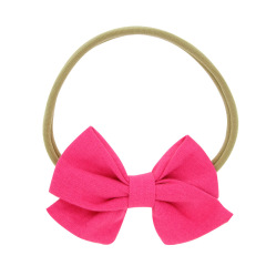 Toddler Girl Nylon Hairbands Elastics Hair Bows Accessories baby headband for Newborn Infant 2020 ebay hot sale