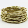 New glitter bing gold Stretch Ponytail Cheap bands elastic hair ties