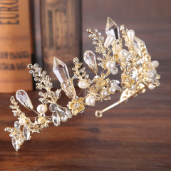 2019 Fashion vintage women show party Rhinestone wedding bride tiara hair baroque crown