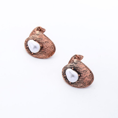 2019 Beach Exaggeration Jewellery customized latest designs shell earrings
