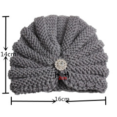 Handmade Crocheted Caps unisex baby Woolen Winter Knitted Beanie Hats