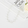 New Arrival Fashion Girls Ladies  Faux Pearl Imitate Crystal Alloy Choker for Women