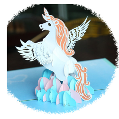 custom gift new year christmas handmade kids children day 3d birthday greeting cards