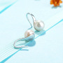 fashion simple women silver 925 freshwater pearl earrings for women 2020