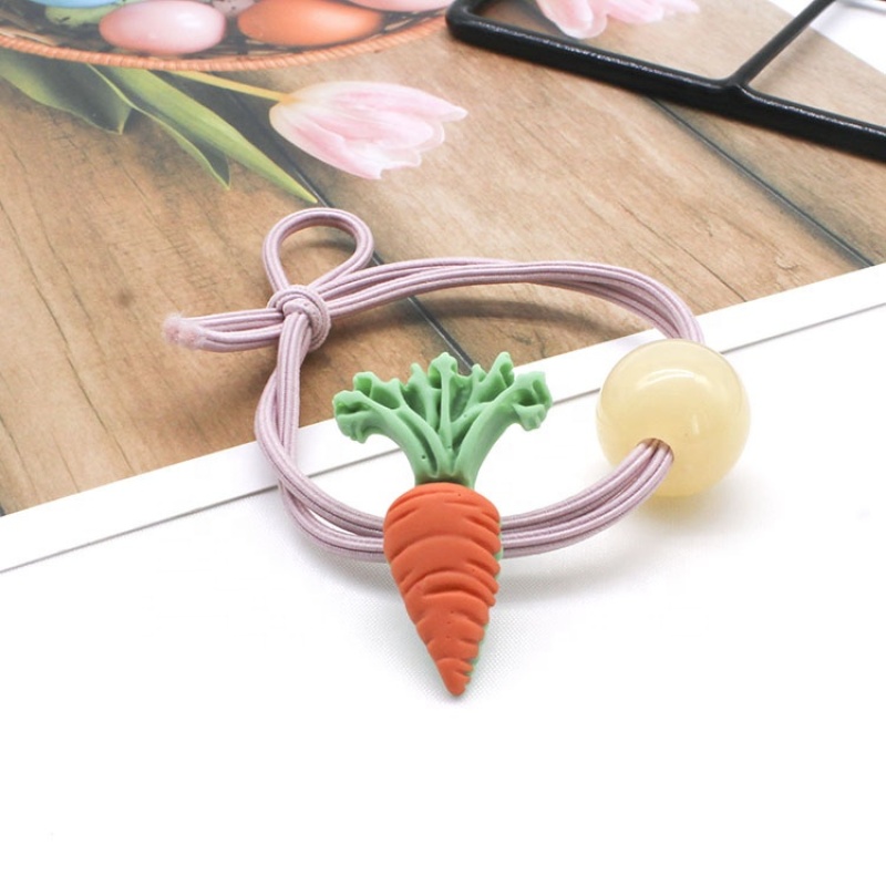 Simple wholesale hair accessories fruits double line black elastic hair bands hair tie knot Simple wholesale hair accessories fruits double line black elastic hair bands hair tie knot