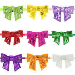 2020 Shining sequin colorful small bow knot band baby girl's headband kids hair accessories