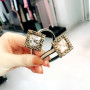 2019 Beautiful glitter crystal rhinestone Elegant Korean Accessories Women Hair ties 2019 Beautiful glitter crystal rhinestone Elegant Korean Accessories Women Hair ties