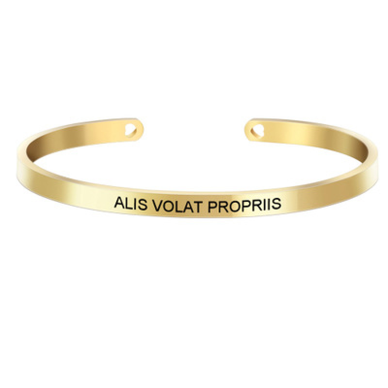 Fashion jewelry Simple Custom Letters Names Engraved Cuff Stainless Steel Bracelets