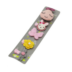 Beautiful children fabric flower cartoon Barrettes hairpin hair clip