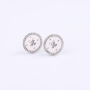 2019 Fashion gold silver For Women Vintage Jewelry Geometric Pattern Round Earings 2019 Fashion gold silver For Women Vintage Jewelry Geometric Pattern Round Earings