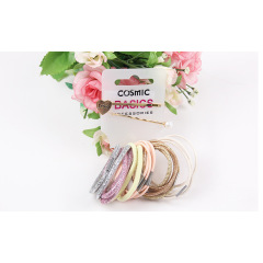wholesale hair accessories women gold bling hair ribbons clip headbands