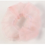 2020 new arrival summer pure color transparent organza hair scrunchies for girls