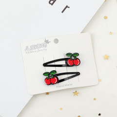 Lovely Kids Multicolor Cartoon Flower fruits Girls Hairpins Hair clip
