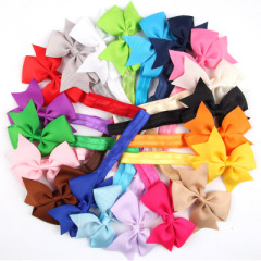 Baby girls big bow knot ribbon hair band for kids hair accessories