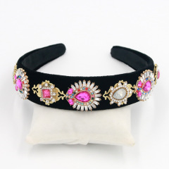 new product baroque girls women rhinestone headbands for wedding or party