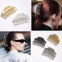 Protection Resin baroque Girls glitter Bling pearl Acrylic hair claws Headwear