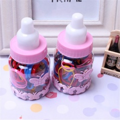 Hot sale hair rings for braids cute small bottle color children rubber korea hair ties Hot sale hair rings for braids cute small bottle color children rubber korea hair ties
