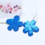Korean fashion cheap cute wood flower multilayer gradient earrings for women Korean fashion cheap cute wood flower multilayer gradient earrings for women