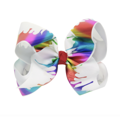 Glamorous JOJO shining spot hairpin clips multi-colored knot girls kids hairpins for hair