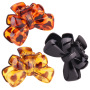 Wholesale custom women accessories plastic bow girls ponytail hair  clip claws for daily life