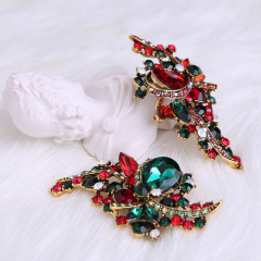 2020 New explosion models hot korean brooch jewelry pin women glass pendant alloy rhinestone brooch