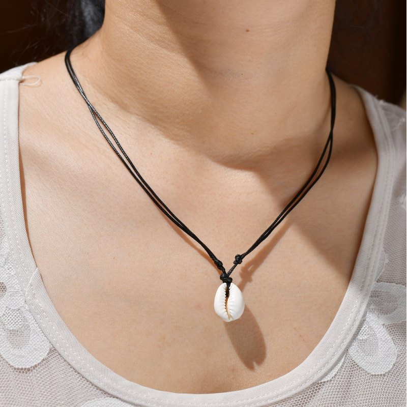 Hot sale jewelry for women chain design pendant simple conch clam shell necklace Hot sale jewelry for women chain design pendant simple conch clam shell necklace