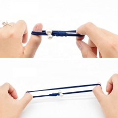 Hot sales ins easy style cute hair bungee bands school packaging hair ties for girls