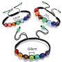 Wholesale custom adjustable Buddha handmade woven bracelets beaded for women men
