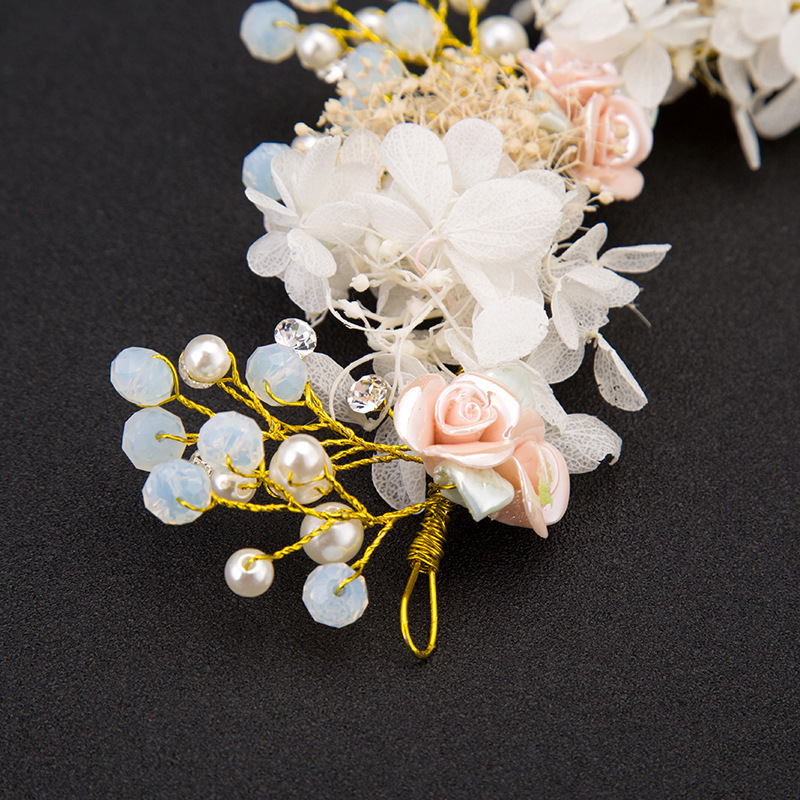 Wholesale OEM Rhinestone gold Wedding bridal floral flower hair bands Wholesale OEM Rhinestone gold Wedding bridal floral flower hair bands