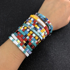 Bohemian Summer Niche Mix colors Tila Miyuki Beads Bracelets for Women Jewelry