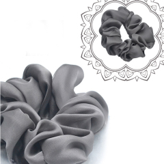 Solid Color hair cord Accessories bands satin Elastic Scrunchy hair ties