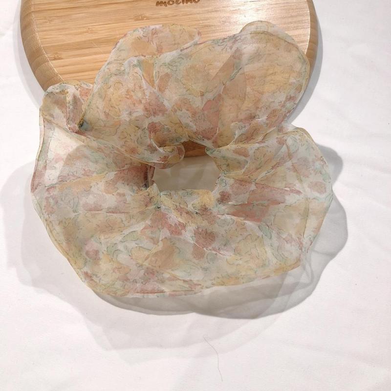 wholesale summer transparent girls oversize organza hair ties scrunchies wholesale summer transparent girls oversize organza hair ties scrunchies