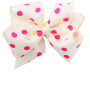 Trendy korean women baby girls classic dot pattern ribbon bow hair clip Trendy korean women baby girls classic dot pattern ribbon bow hair clip