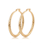 2019 fashion circle 18k gold plated copper frosted women earring accessories