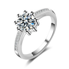 Latest Designs Adjustable Wedding 925 Silver Crystal Engagement Ring Latest Designs Adjustable Wedding 925 Silver Crystal Engagement Ring