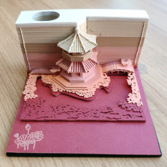 Custom gift cute design building Novelty Stick writing 3D Sticky Note Memo Pads Custom gift cute design building Novelty Stick writing 3D Sticky Note Memo Pads