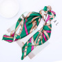 Custom Elastic Cute Ribbon Bow Hair Tie Rope Women Ponytail Hair Band