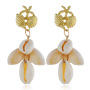 new product wholesale fashion statement women ladies alloy seashell earrings new product wholesale fashion statement women ladies alloy seashell earrings