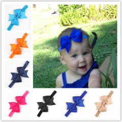 Baby girls big bow knot ribbon hair band for kids hair accessories