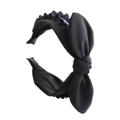 korean rhinestone hair accessories movable bow designer headbands