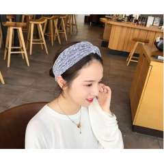 2019 new style winter cross knit wool super soft hair accessories headbands