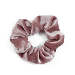 Custom Fashion wholesale Elastic Velvet Hair Scrunchies for Women Girls