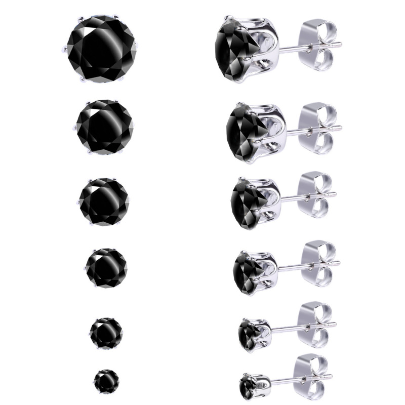 Amazon Hot Sale Custom Fashion Jewelry Zircon Stud Earring With Factory Price