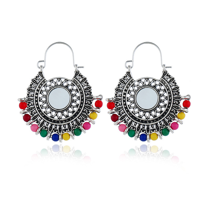 Fashion personality bohemia vintga sun flower alloy beads women earrings Fashion personality bohemia vintga sun flower alloy beads women earrings