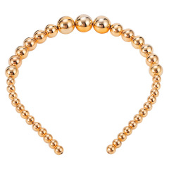 New Victoria vintage pearl crystal rhinestone metal wedding women hair hoop